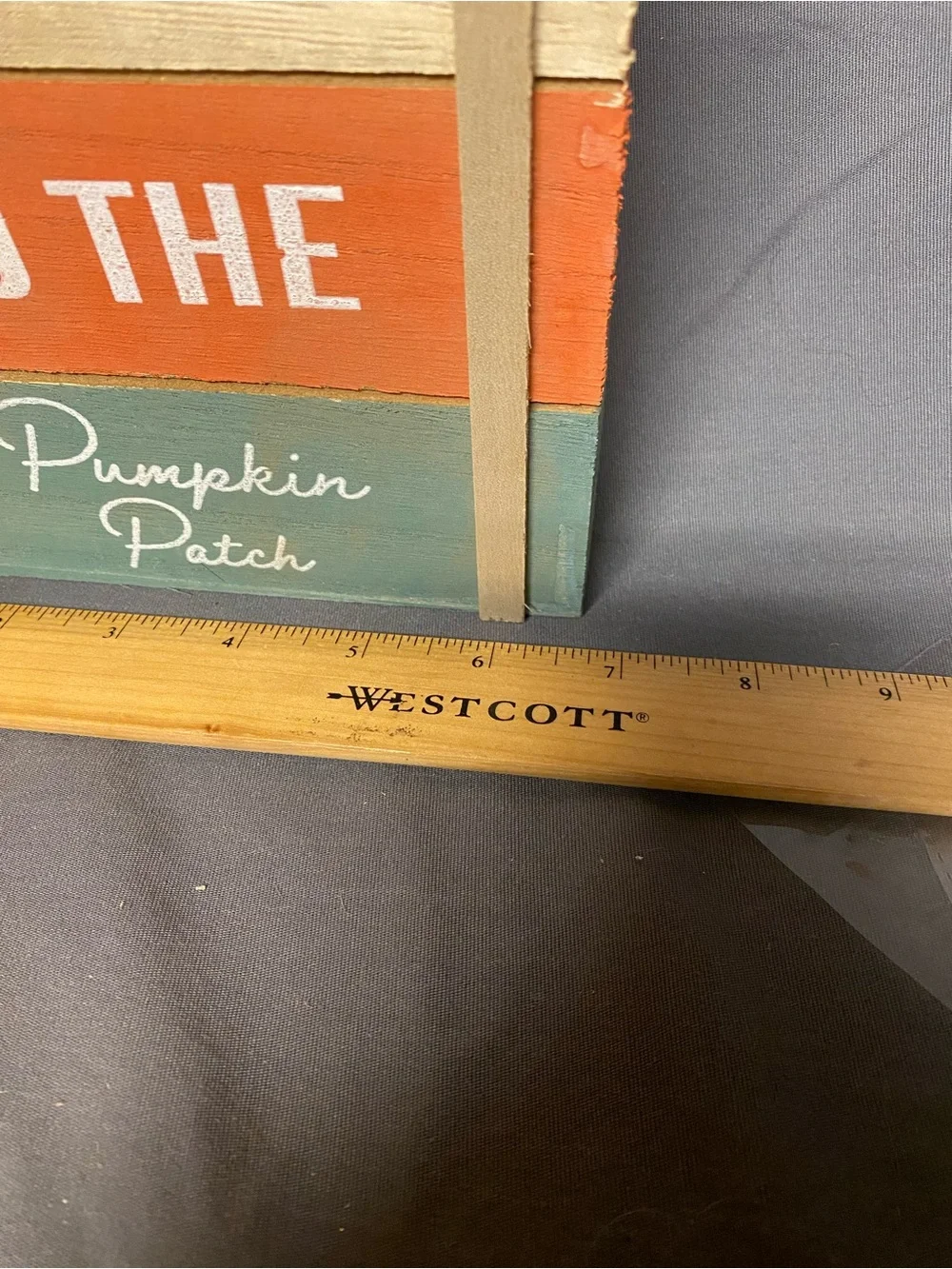 Autumn Pumpkin Patch Decorative Tiered Tray Set - White, Orange, Green